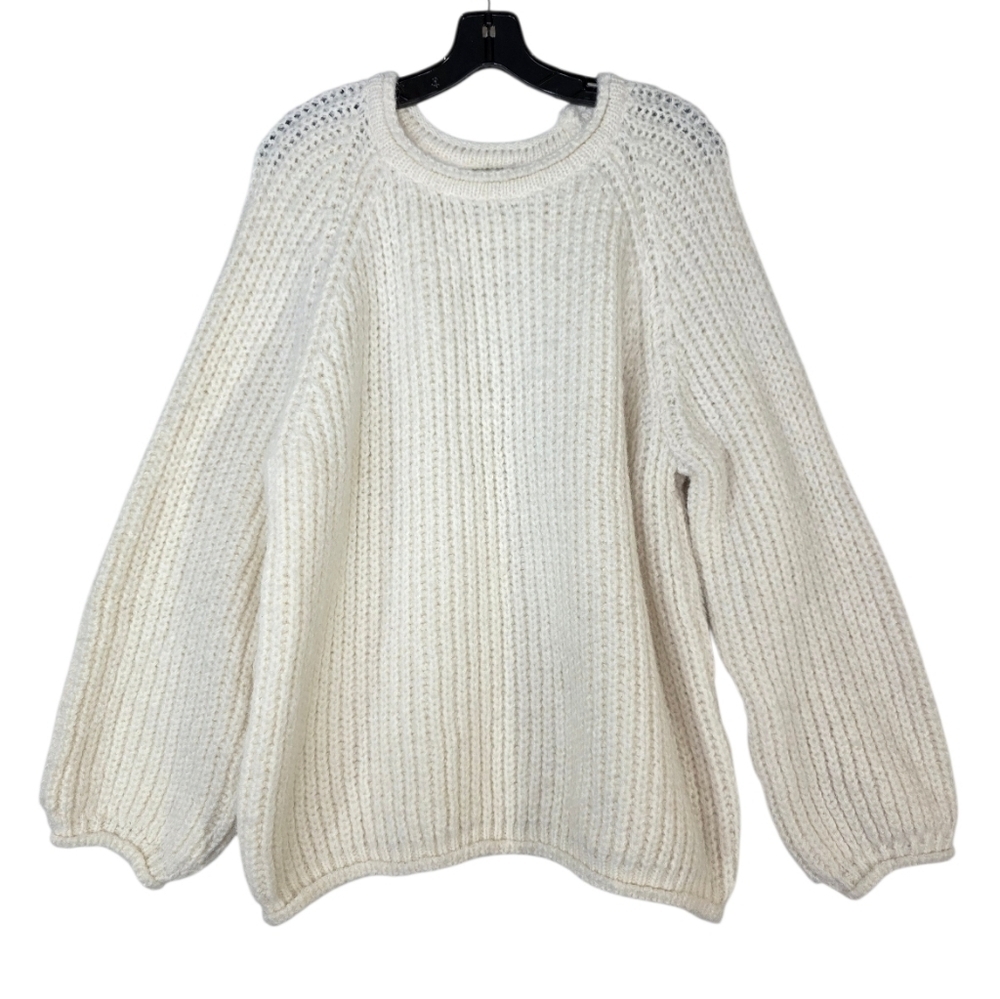 Shetland Vigin wool chunky knit pull over/ jumper